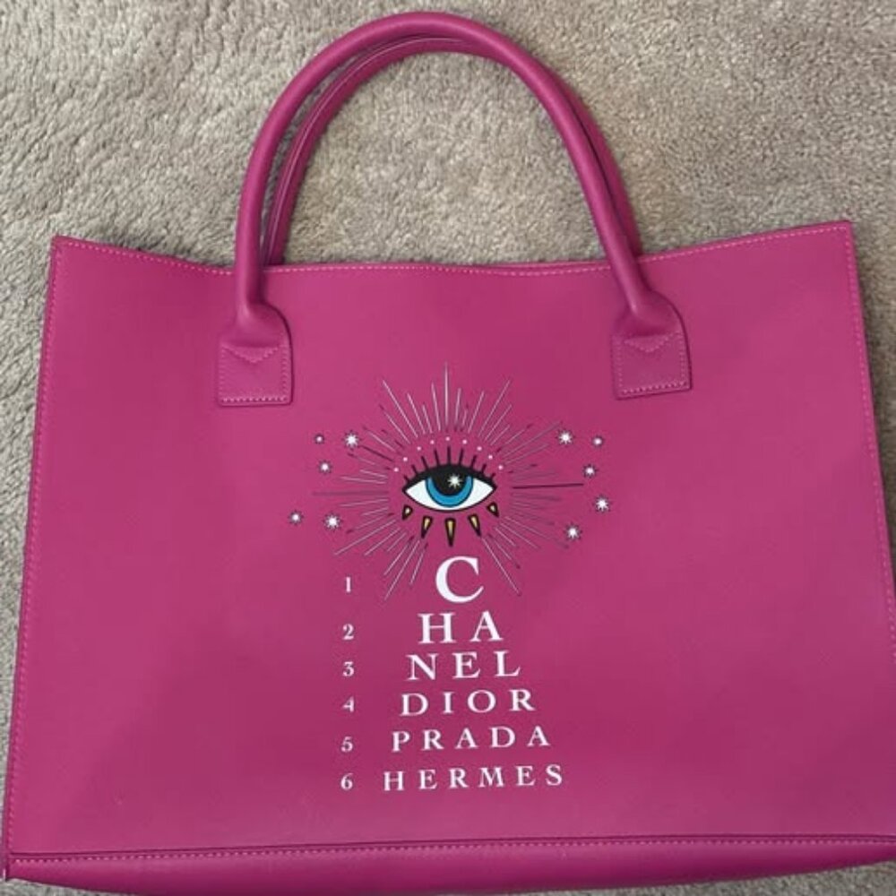 Modern Vegan Tote Designer Vision Third Eye Bag